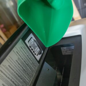 Schöpfkelle für den Pelletmax